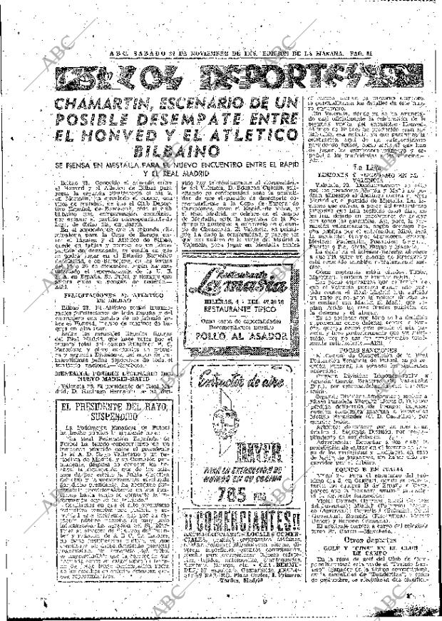 ABC MADRID 24-11-1956 página 45