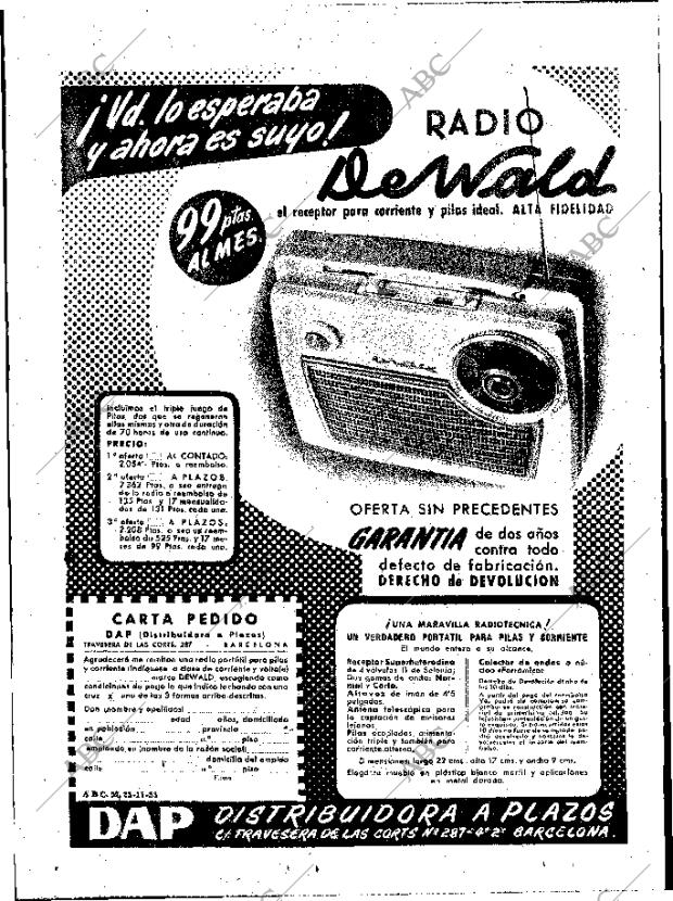 ABC MADRID 25-11-1956 página 38