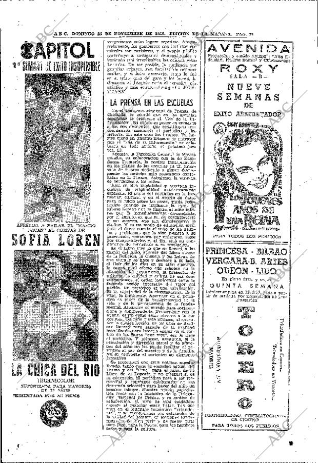 ABC MADRID 25-11-1956 página 78