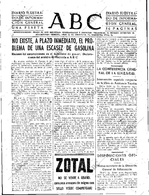 ABC SEVILLA 25-11-1956 página 23