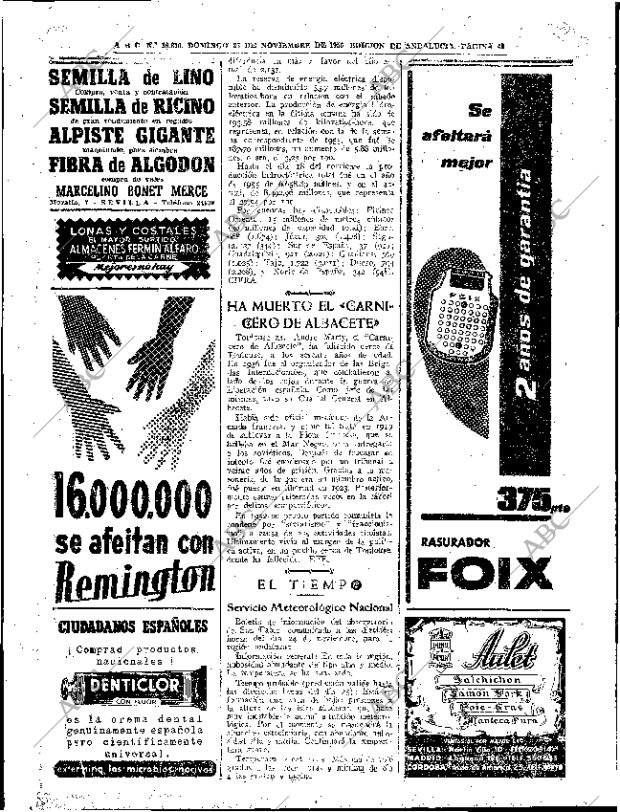 ABC SEVILLA 25-11-1956 página 48