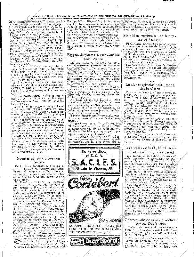 ABC SEVILLA 30-11-1956 página 20