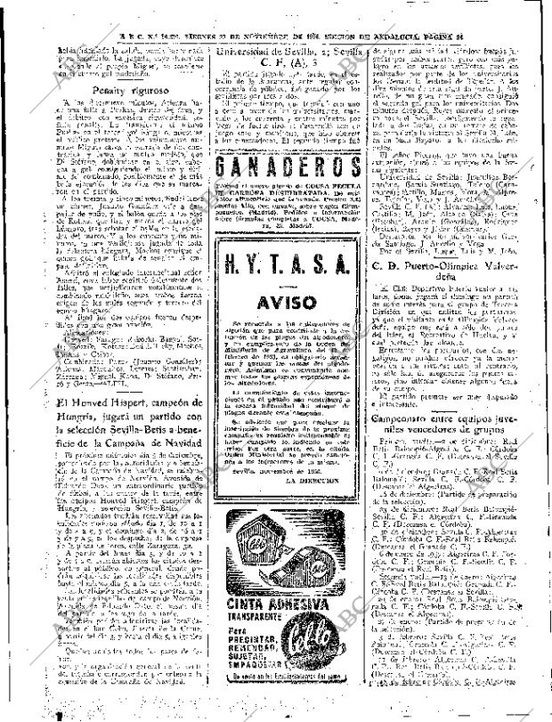 ABC SEVILLA 30-11-1956 página 34