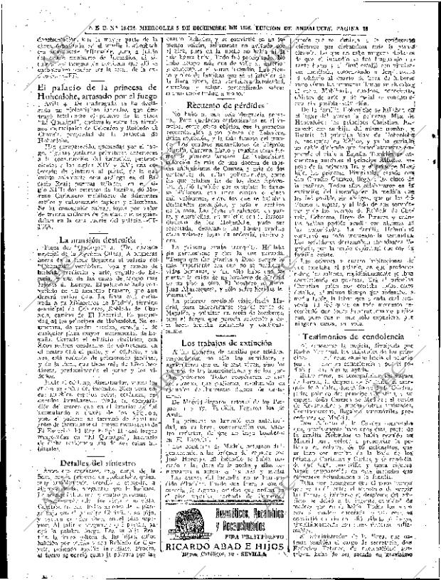 ABC SEVILLA 05-12-1956 página 16