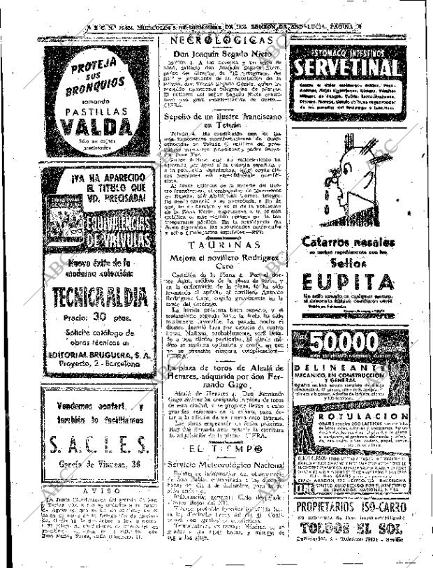 ABC SEVILLA 05-12-1956 página 28