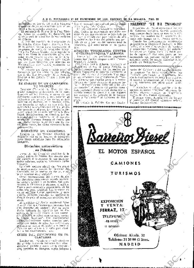ABC MADRID 12-12-1956 página 31