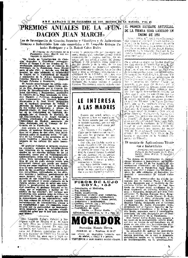 ABC MADRID 15-12-1956 página 41