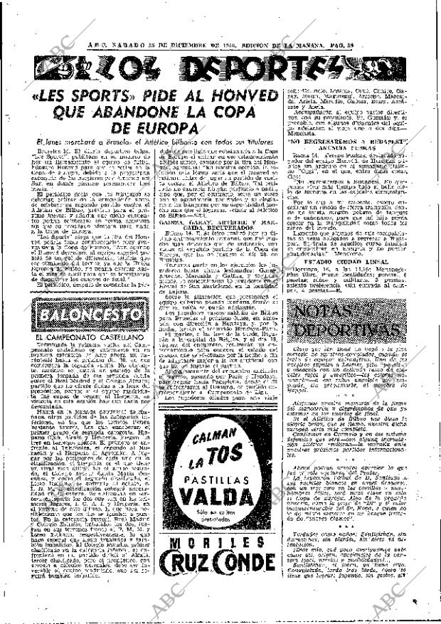 ABC MADRID 15-12-1956 página 57