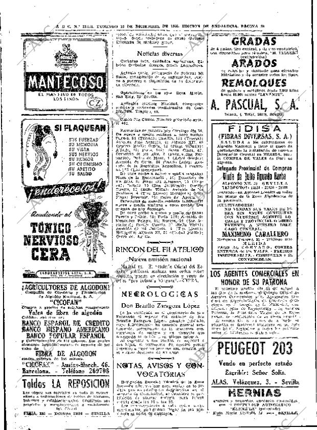 ABC SEVILLA 16-12-1956 página 38