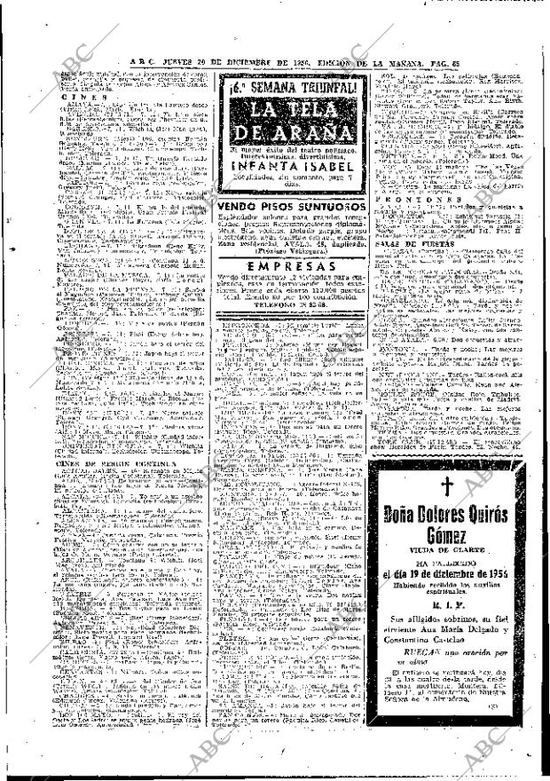 ABC MADRID 20-12-1956 página 65
