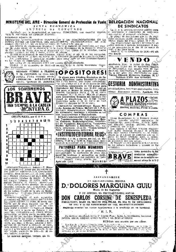 ABC MADRID 20-12-1956 página 71