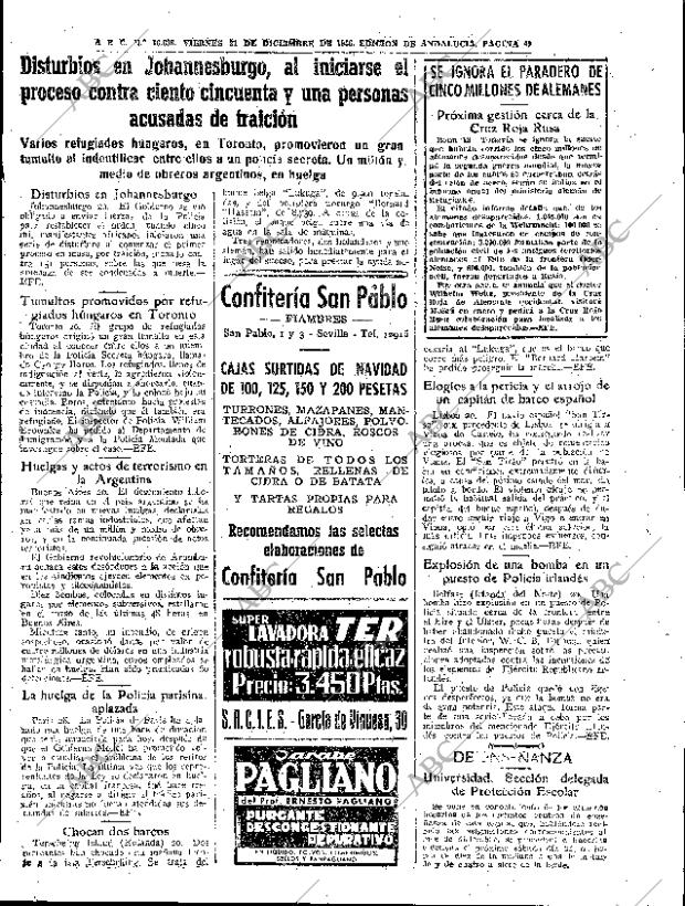ABC SEVILLA 21-12-1956 página 49