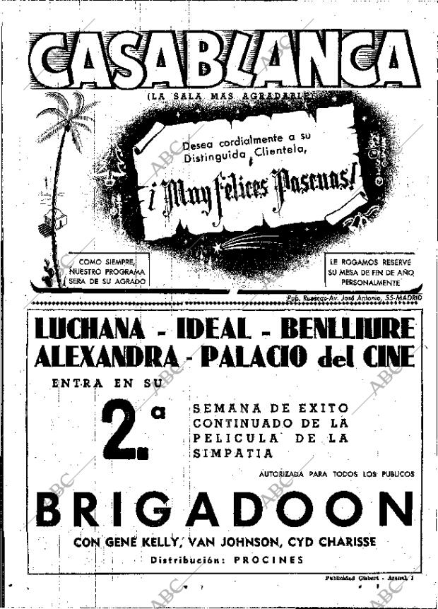 ABC MADRID 23-12-1956 página 50