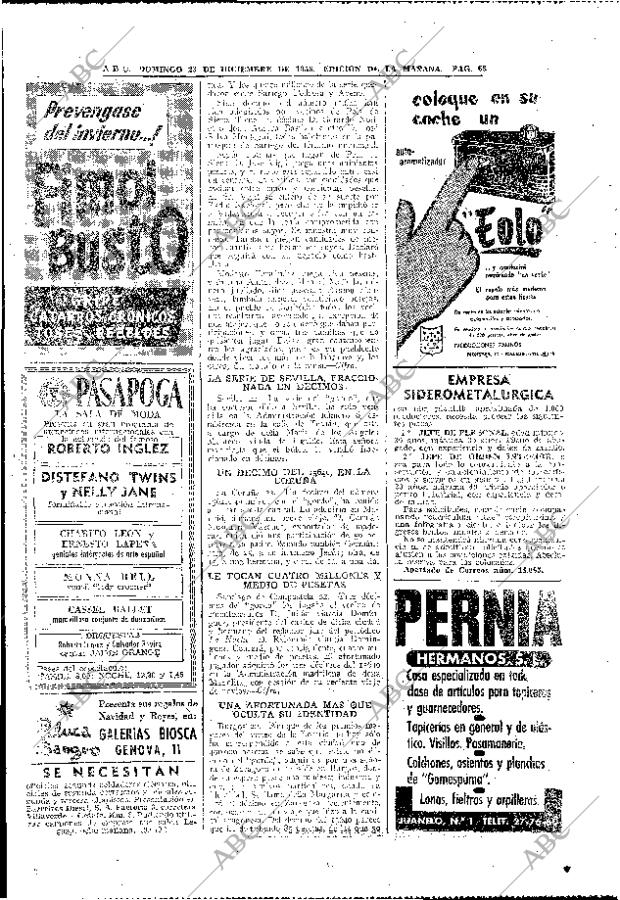 ABC MADRID 23-12-1956 página 60