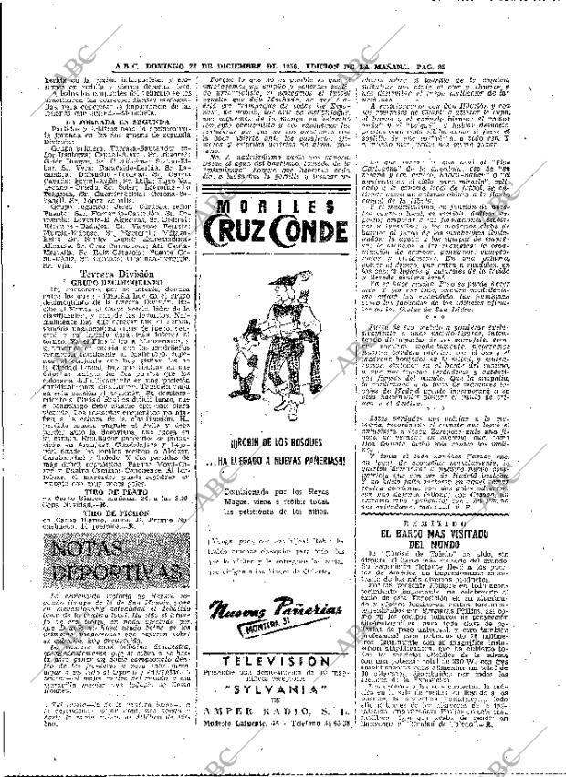 ABC MADRID 23-12-1956 página 87