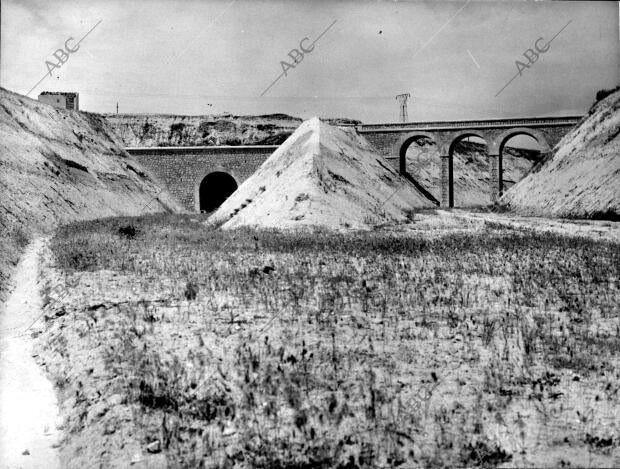 Explanada de la estación de Chamartín, antes de colocar las Vías