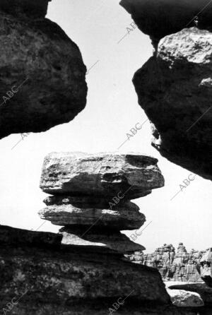 El cáliz del torcal en Antequera (Málaga)