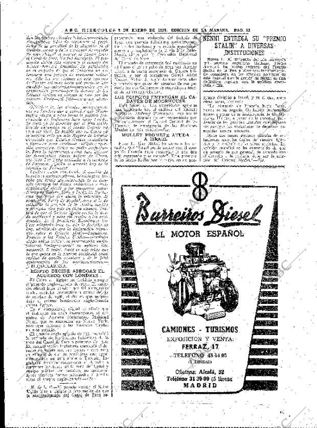 ABC MADRID 02-01-1957 página 33