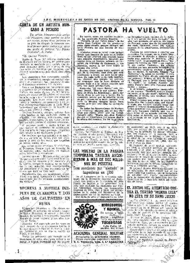 ABC MADRID 02-01-1957 página 43