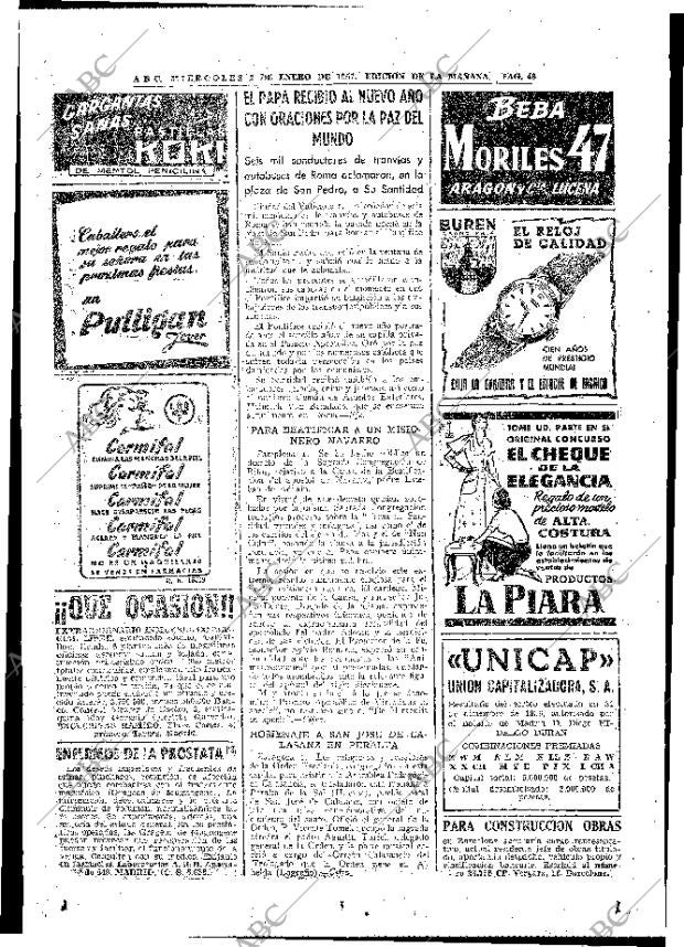 ABC MADRID 02-01-1957 página 44