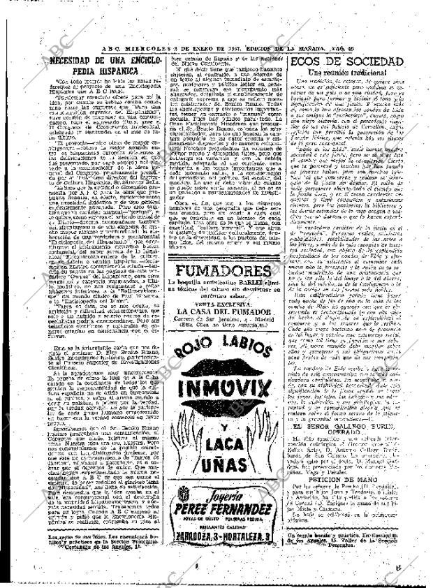 ABC MADRID 02-01-1957 página 47