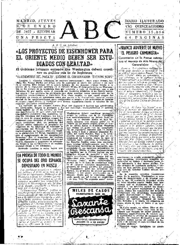 ABC MADRID 03-01-1957 página 23