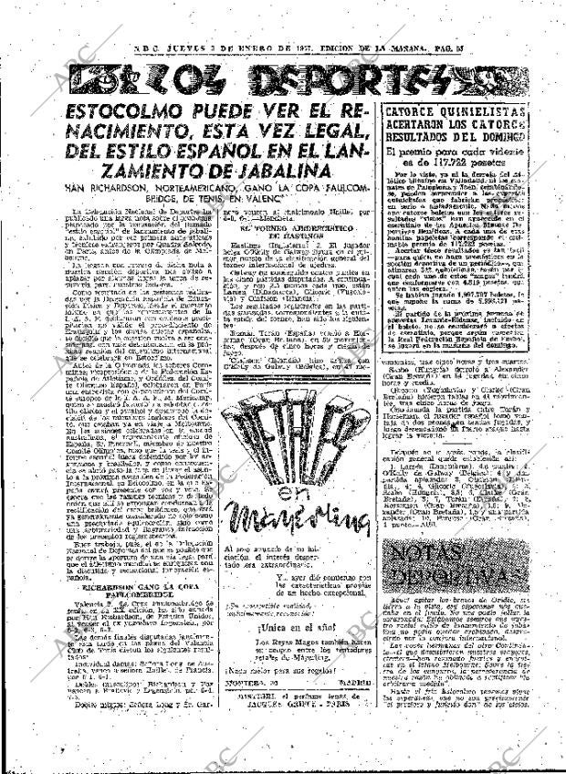 ABC MADRID 03-01-1957 página 45