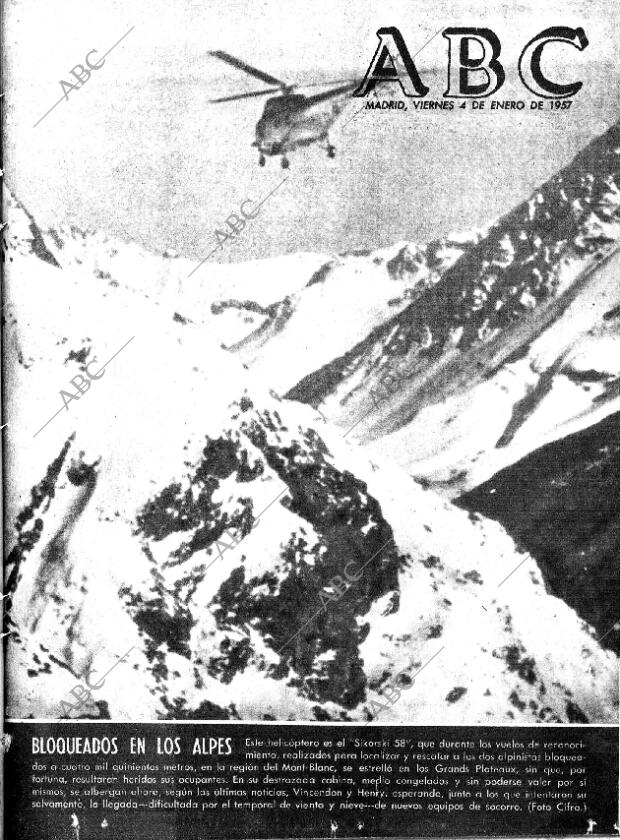 ABC MADRID 04-01-1957 página 1