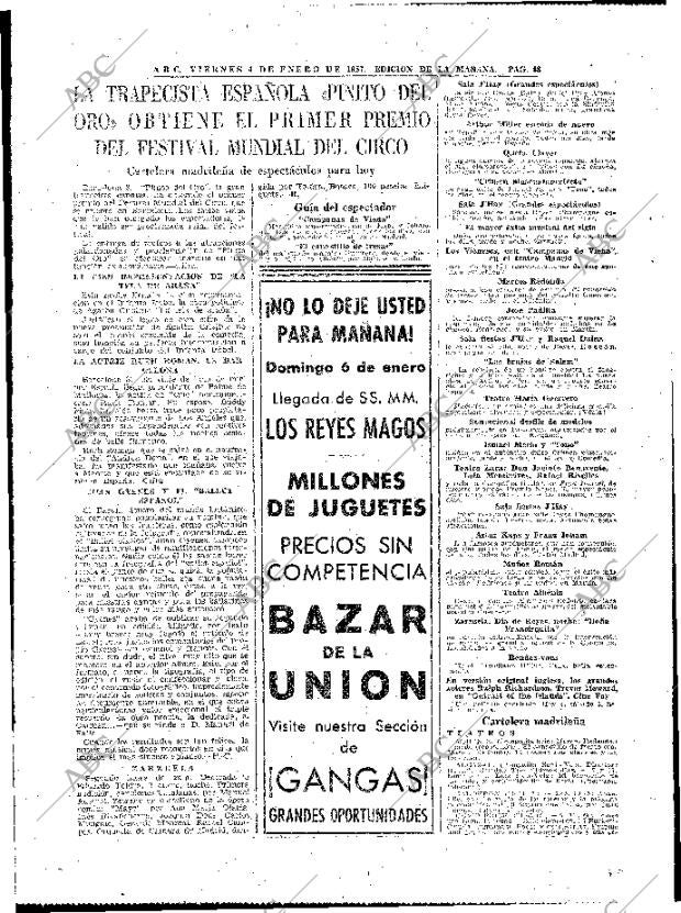 ABC MADRID 04-01-1957 página 46