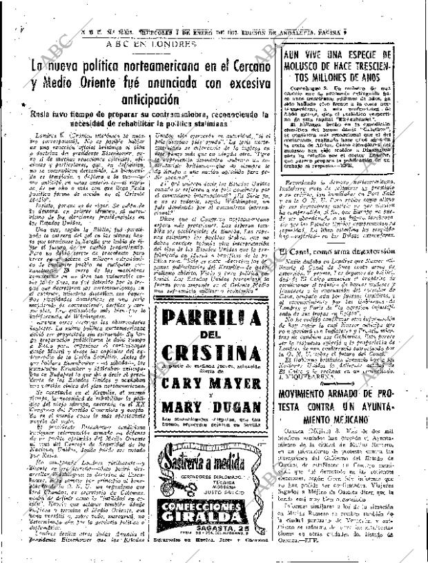 ABC SEVILLA 09-01-1957 página 9