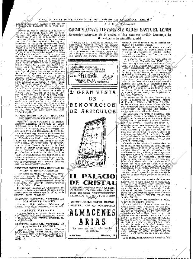 ABC MADRID 10-01-1957 página 42