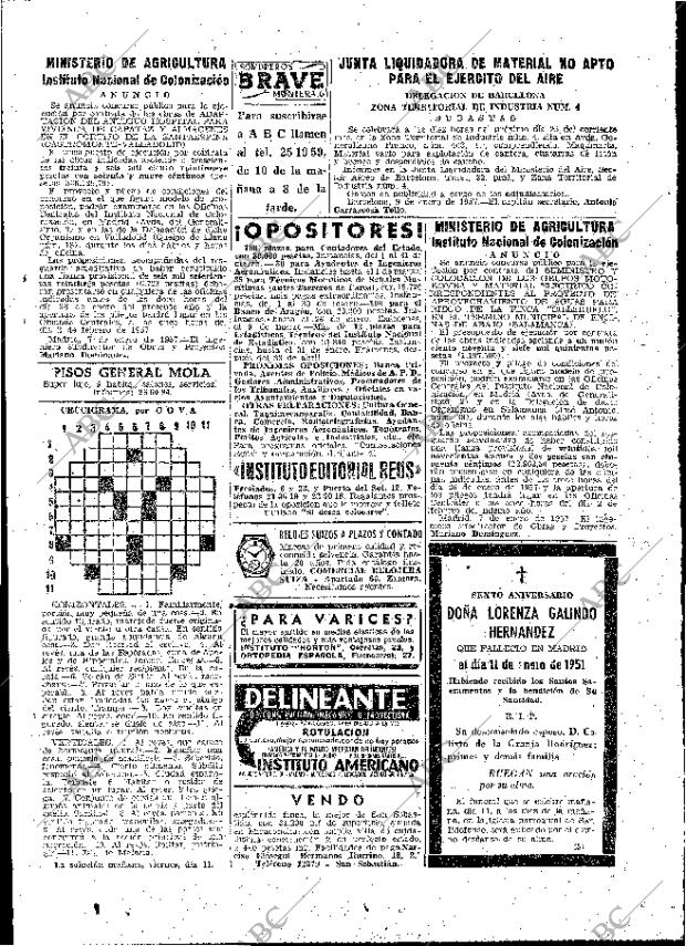 ABC MADRID 10-01-1957 página 51