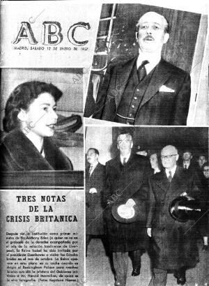 ABC MADRID 12-01-1957 página 1