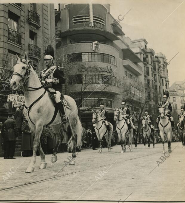 La Guardia Municipal en el desrfile del día de San Antón