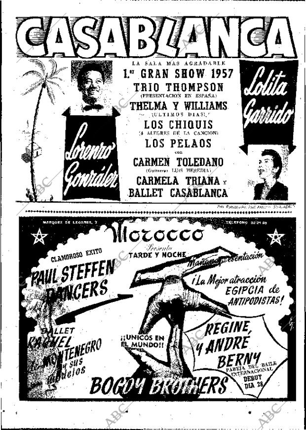 ABC MADRID 20-01-1957 página 26