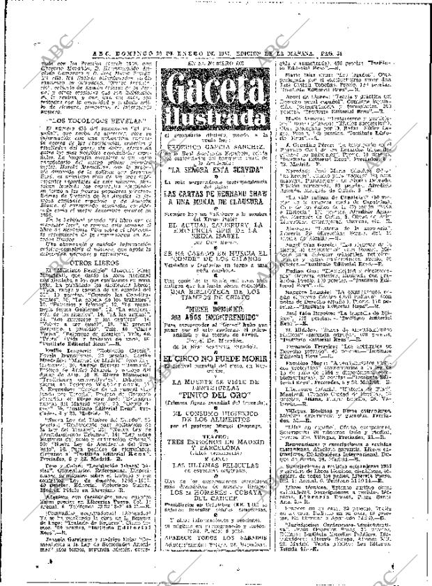 ABC MADRID 20-01-1957 página 54