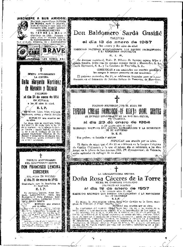 ABC MADRID 20-01-1957 página 72