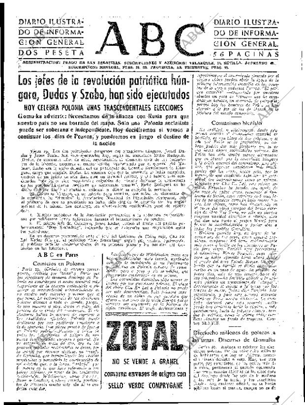 ABC SEVILLA 20-01-1957 página 31