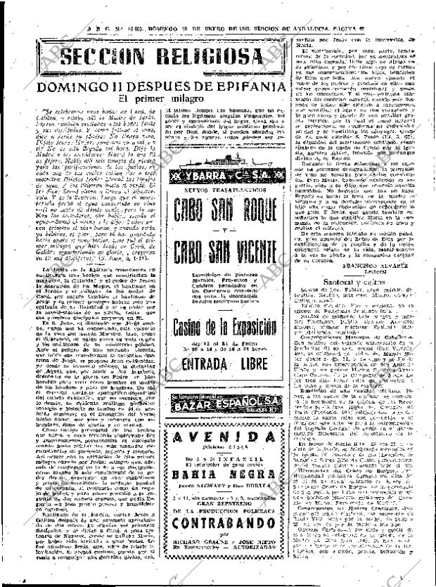 ABC SEVILLA 20-01-1957 página 47