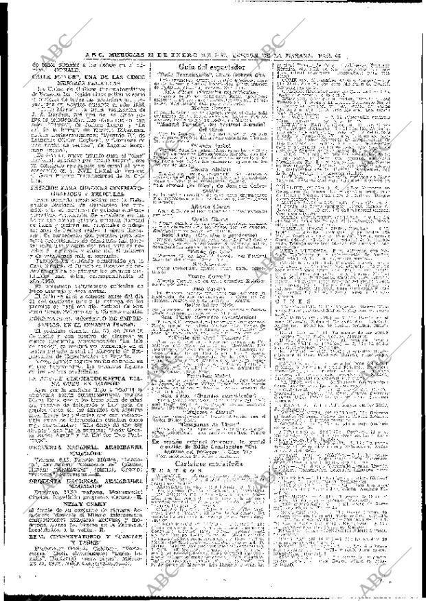 ABC MADRID 23-01-1957 página 40