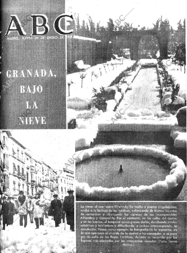 ABC MADRID 24-01-1957 página 1