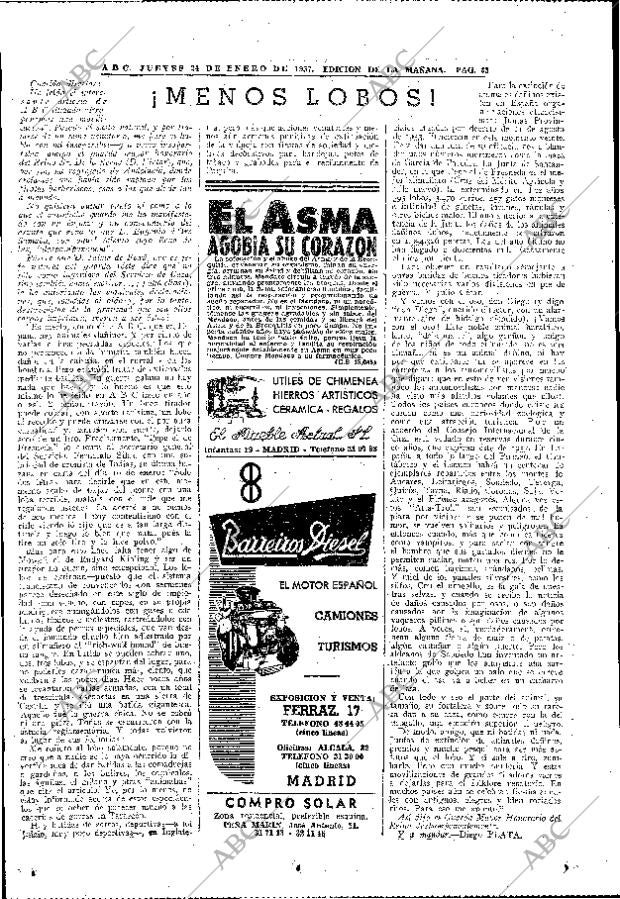 ABC MADRID 24-01-1957 página 28