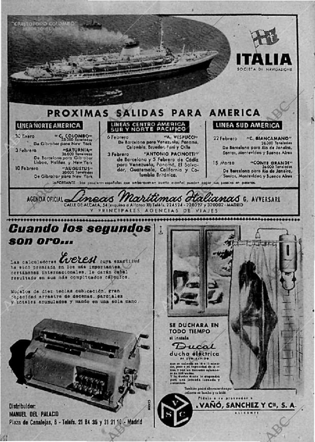 ABC MADRID 25-01-1957 página 20