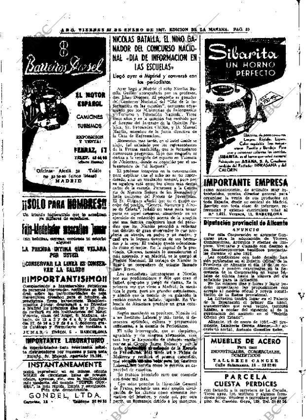 ABC MADRID 25-01-1957 página 30