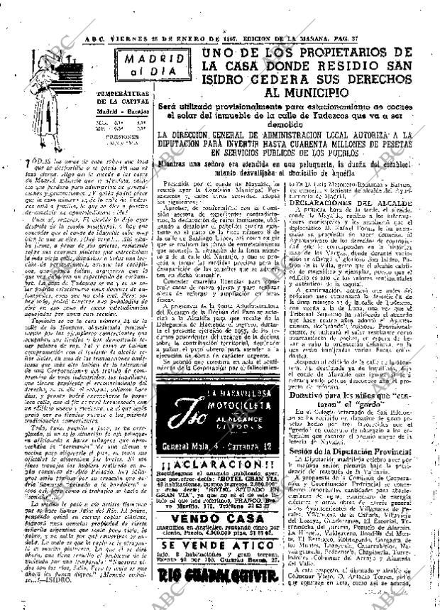 ABC MADRID 25-01-1957 página 37