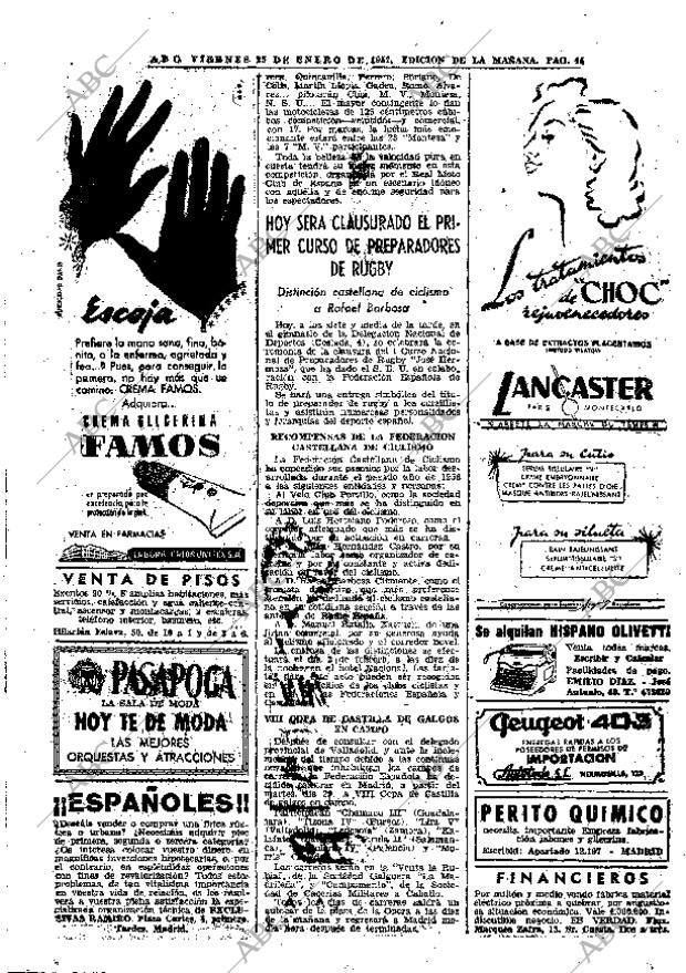 ABC MADRID 25-01-1957 página 44