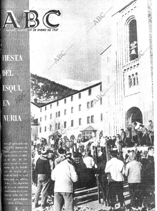 ABC MADRID 29-01-1957 página 1