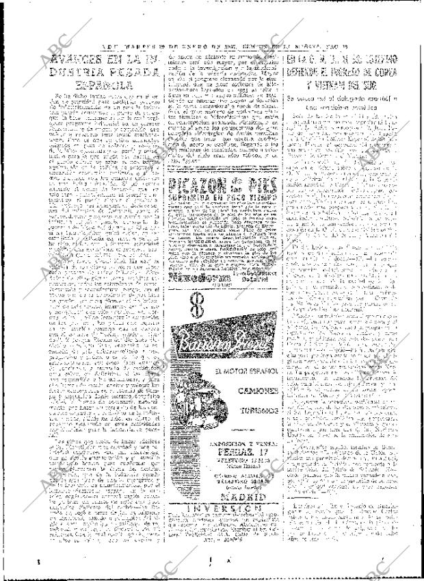 ABC MADRID 29-01-1957 página 16