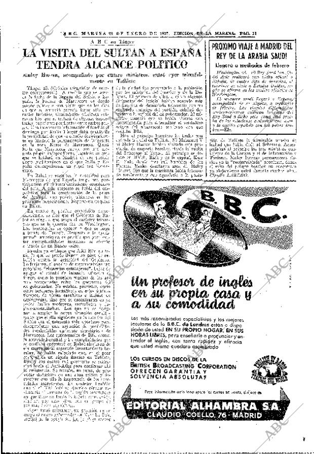 ABC MADRID 29-01-1957 página 17