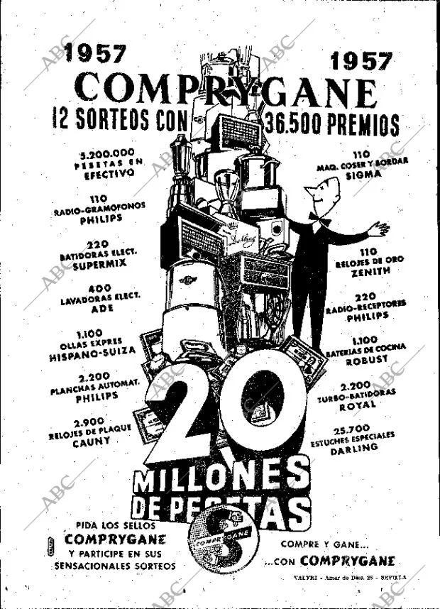 ABC MADRID 29-01-1957 página 8